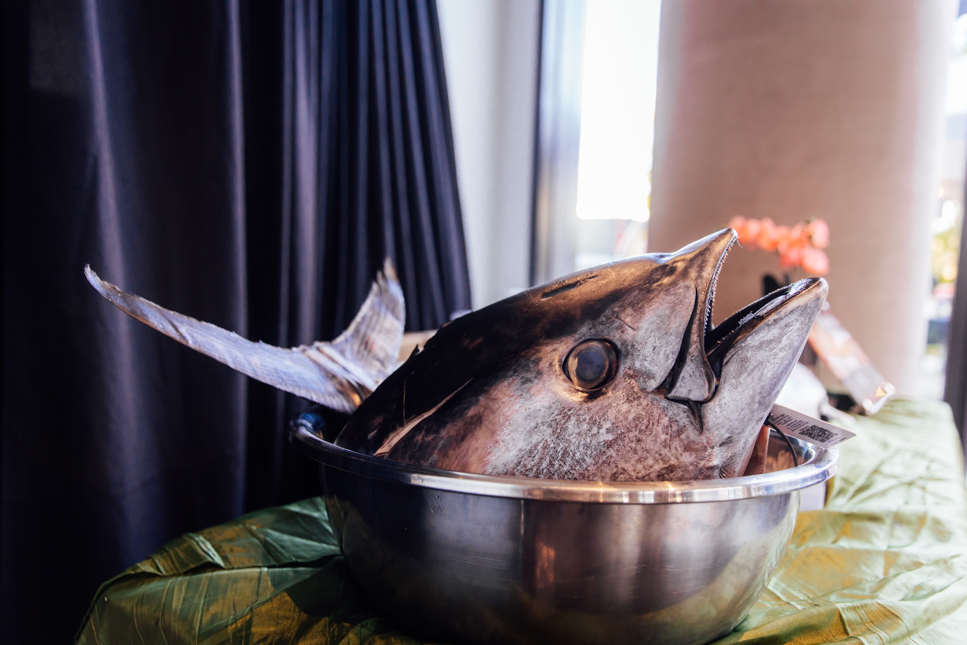 Signature tuna presentation at the Jade Circle Gala dinner